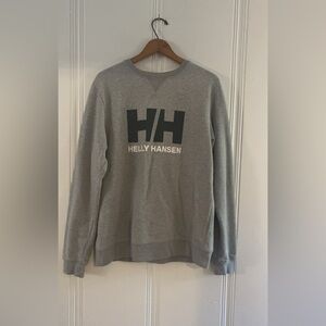 Men’s Helly Hansen gray sweatshirt size large